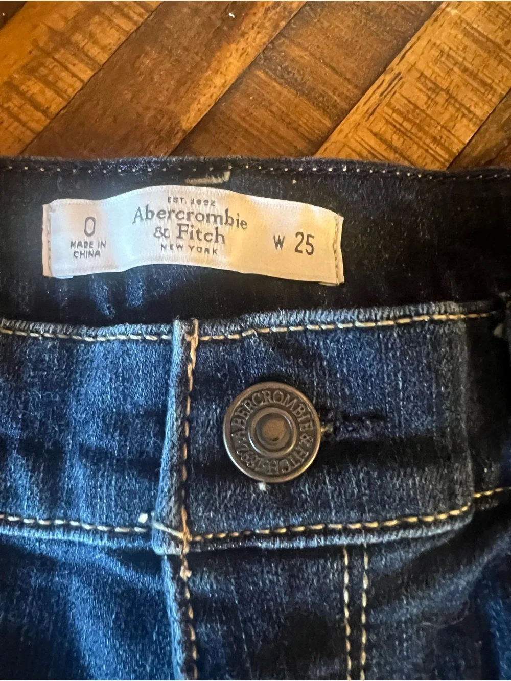 Abercrombie & Fitch Dark Blue Denim Jeans